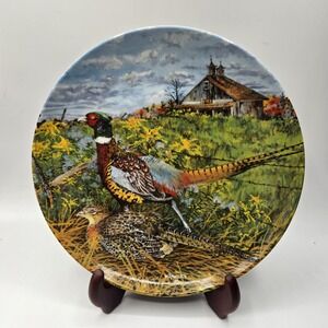 Vintage  "The Pheasant" Collectible Plate Signed by Artist & Numbered EUC